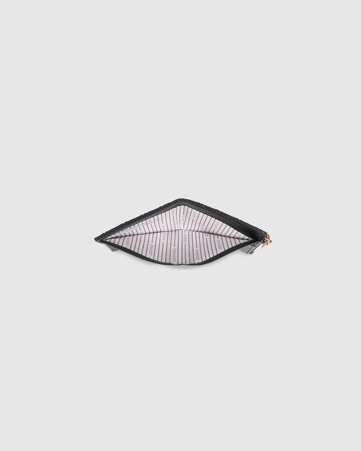 Louenhide - Lily Woven Wallet Black