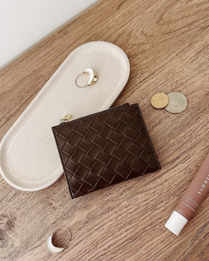 Louenhide - Lily Woven Wallet Chocolate