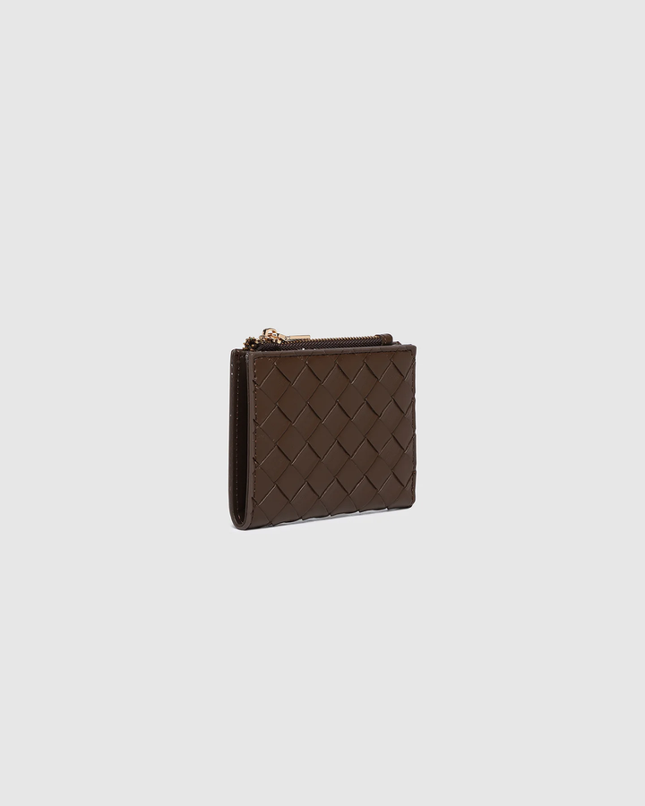 Louenhide - Lily Woven Wallet Chocolate