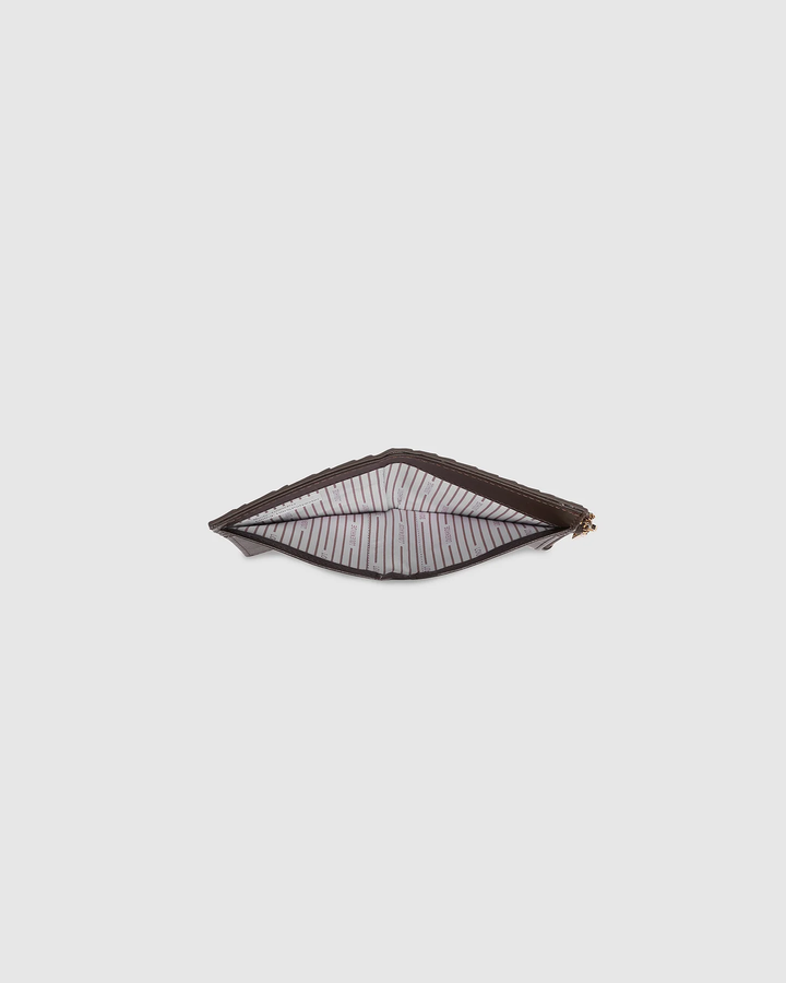 Louenhide - Lily Woven Wallet Chocolate