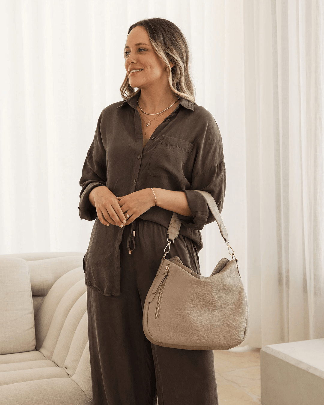 Louenhide - Nadia Shoulder Bag Malt