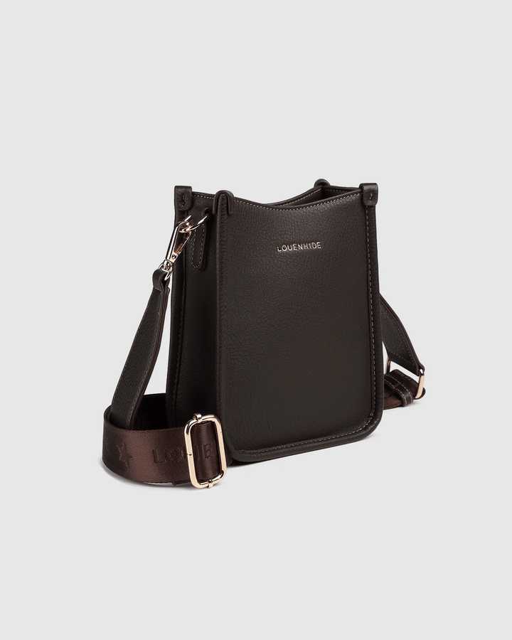 Louenhide - Parker Phone Crossbody Chocolate