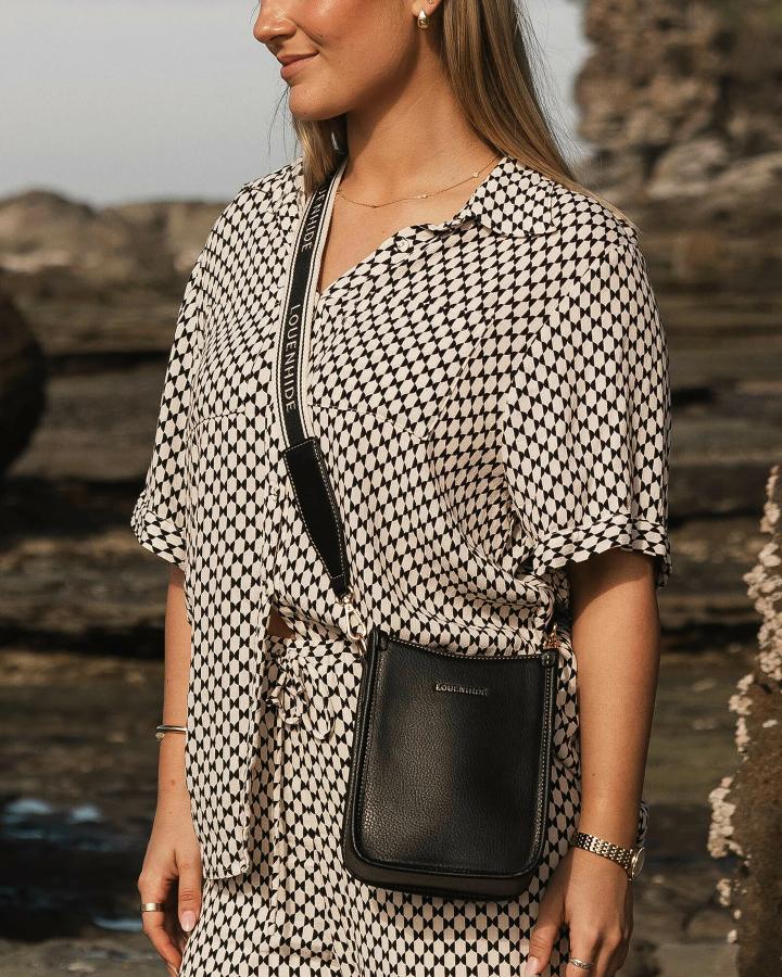 Louenhide - Parker Logo Phone Bag Black