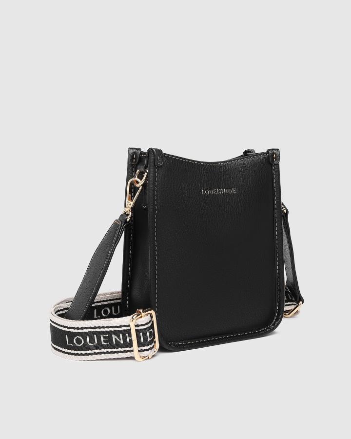 Louenhide - Parker Logo Phone Bag Black