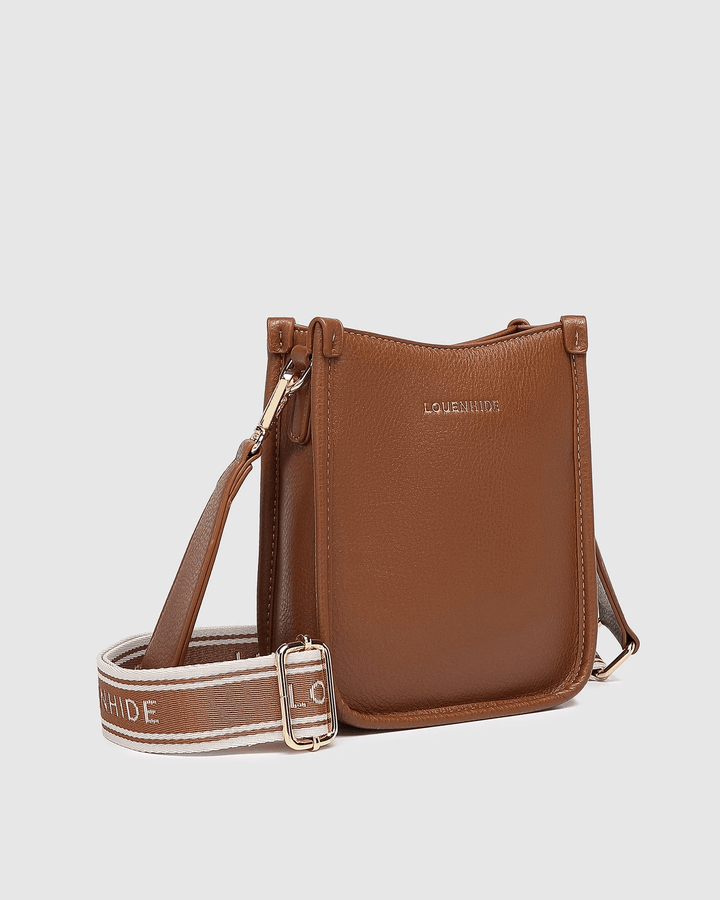 Louenhide - Parker Logo Phone Bag Tan