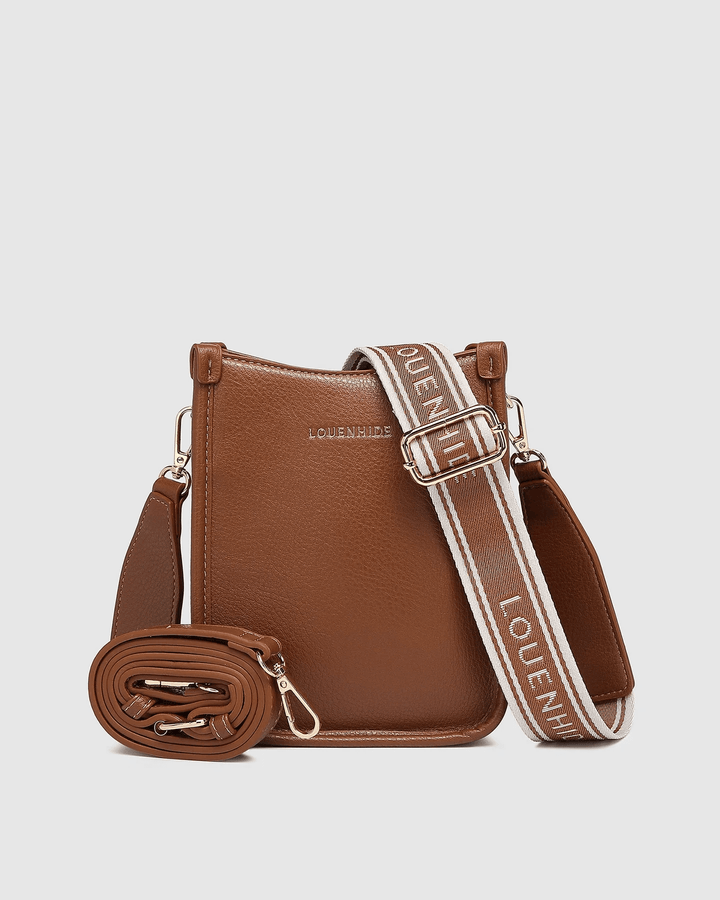 Louenhide - Parker Logo Phone Bag Tan