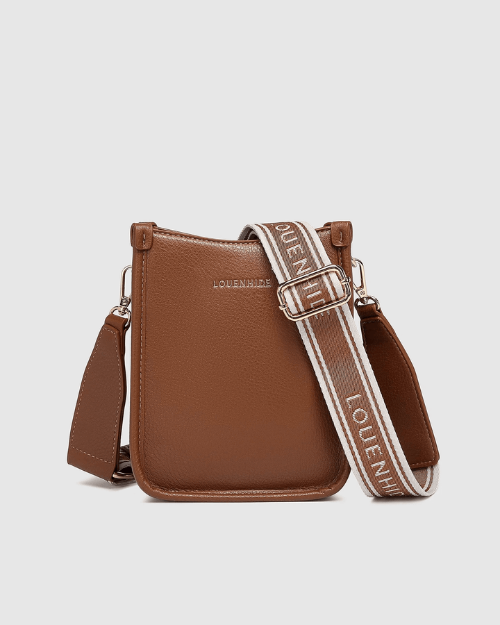 Louenhide - Parker Logo Phone Bag Tan