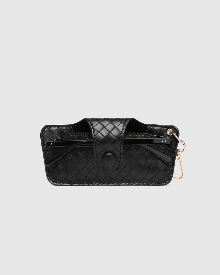 Louenhide - Skittle Sunglass Case Woven Black