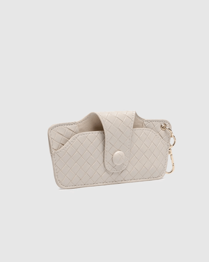 Louenhide - Skittle Sunglass Case Woven Vanilla