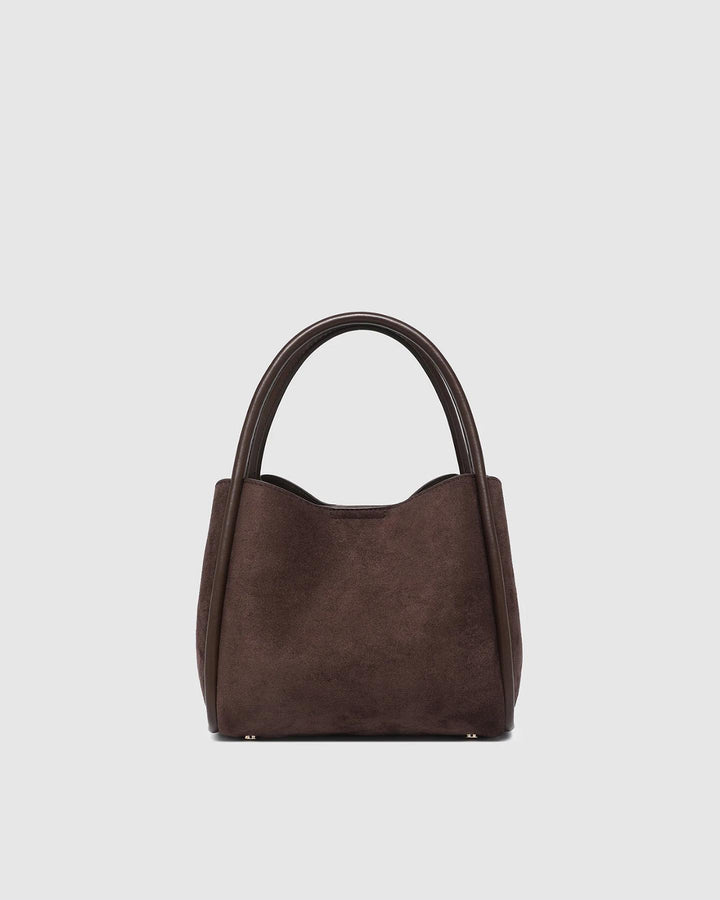 Louenhide - Steffie Suedette Mini Tote Chocolate