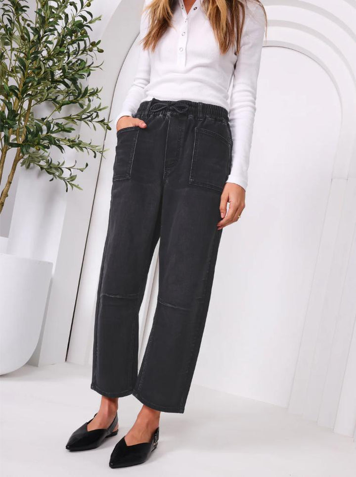 Monaco Jeans - Leo Barrel Jeans Black