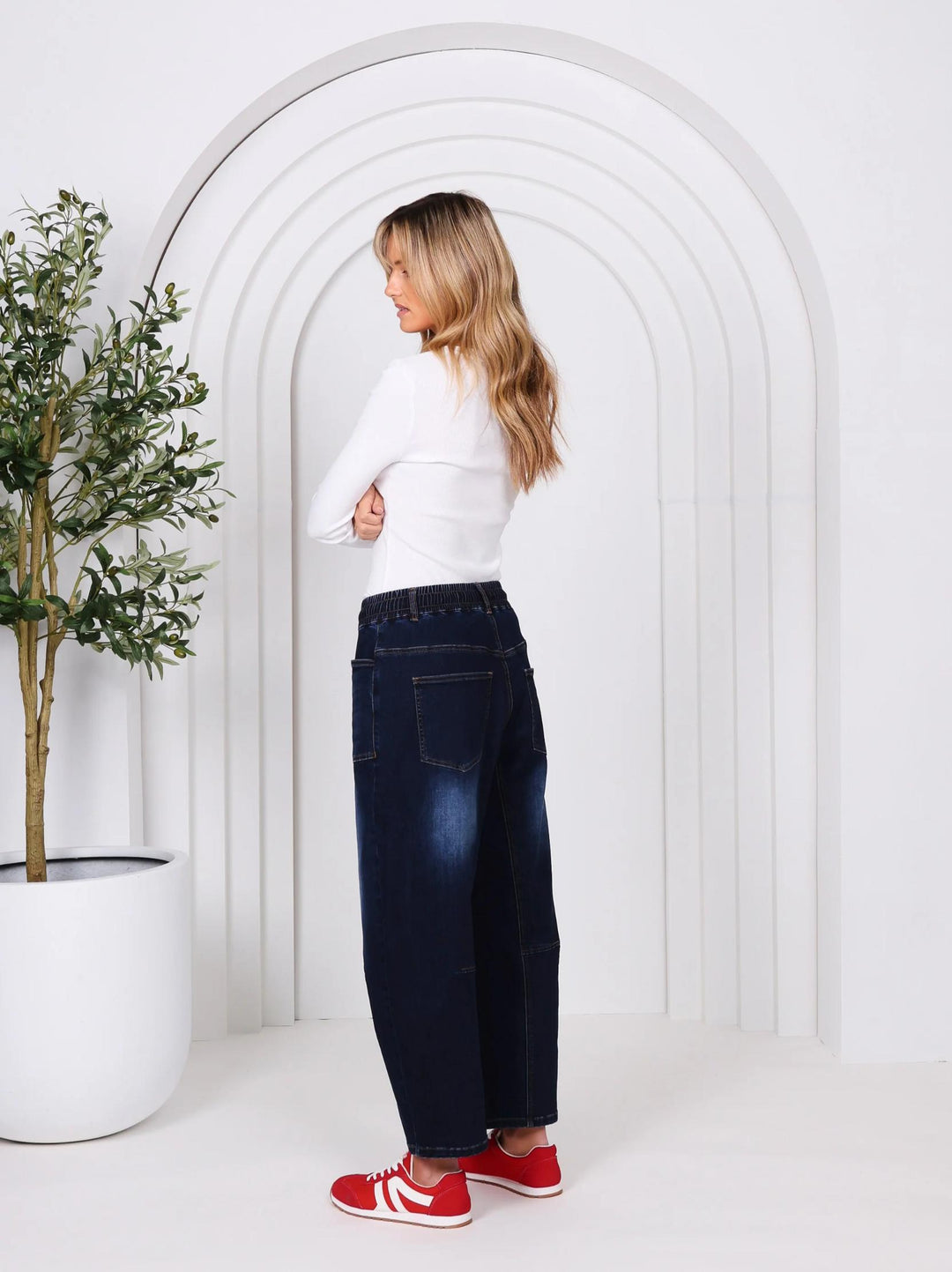Monaco Jeans - Leo Barrel Jeans Ink