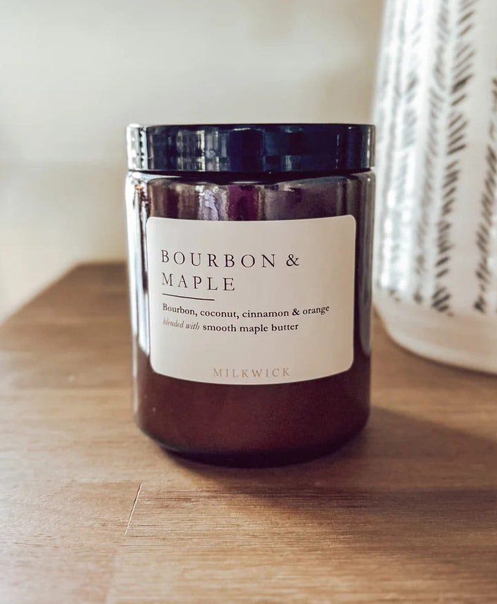 Milkwick - Bourbon &amp; Maple Large 250ml Candle
