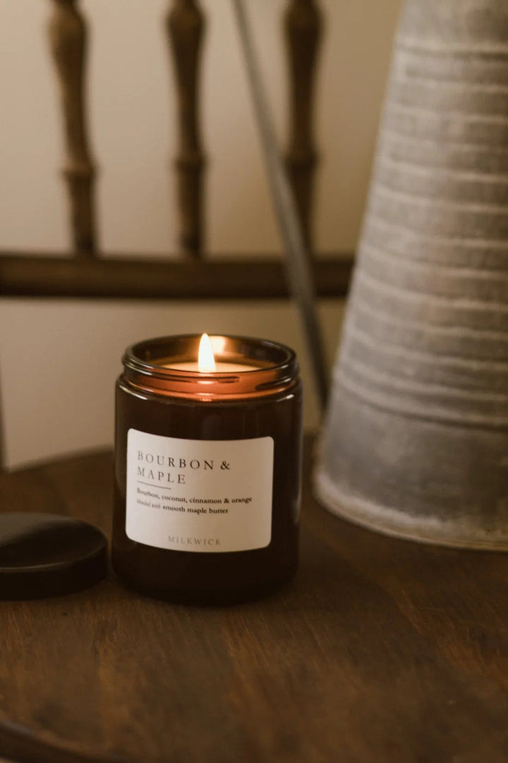 Milkwick - Bourbon &amp; Maple Large 250ml Candle