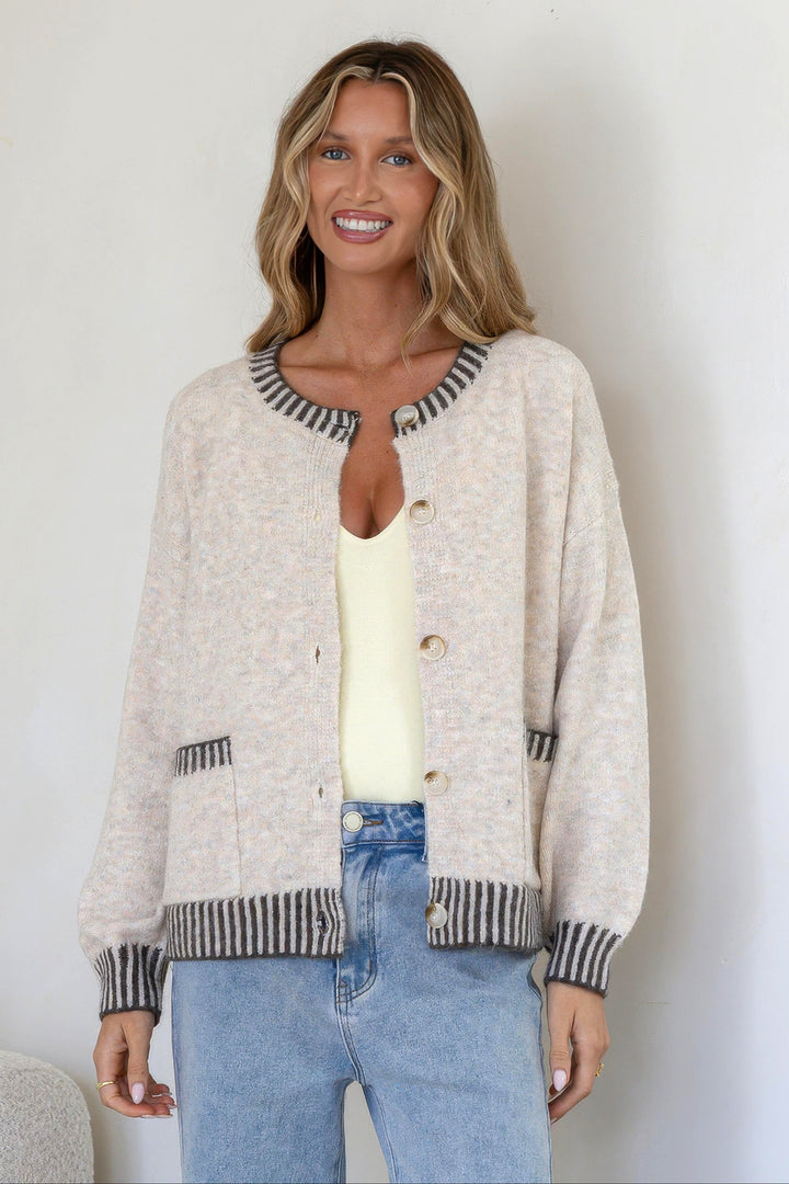 Maci Cardigan Latte