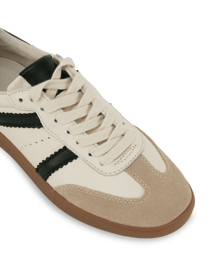 Nude Footwear - Alana Leather Sneaker White/Black