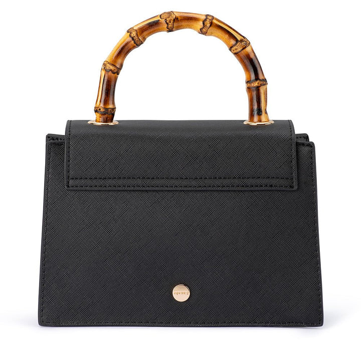 Olga Berg - Harley Bamboo Handle Bag Black