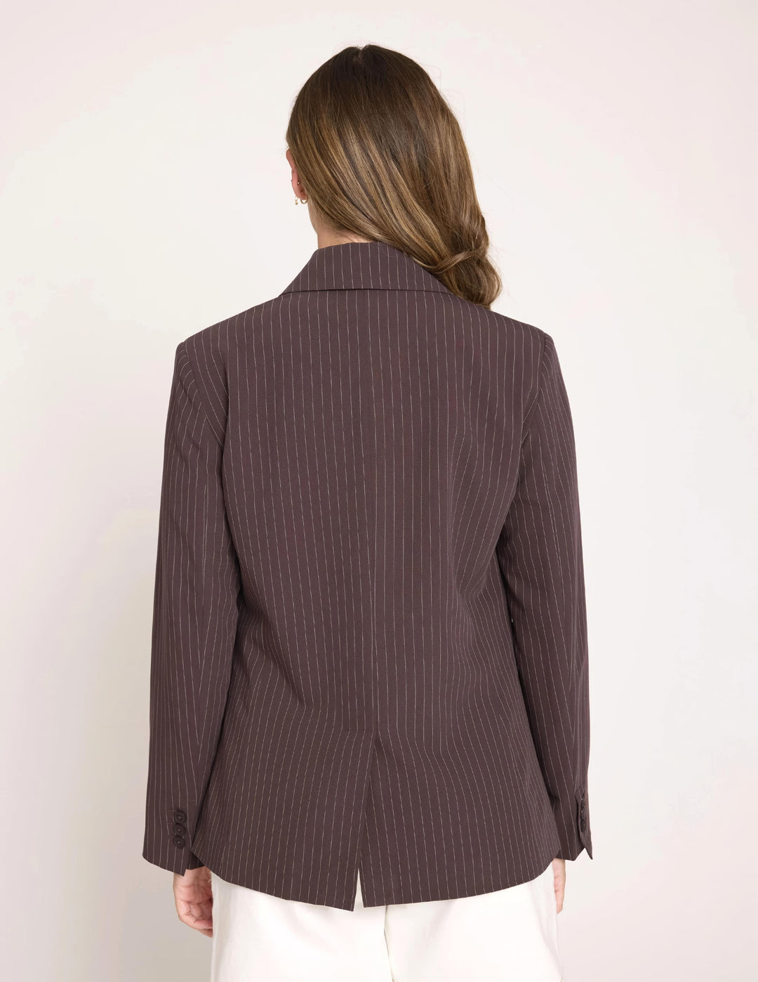 Stella + Gemma - Aria Blazer Raisin Pinstripe