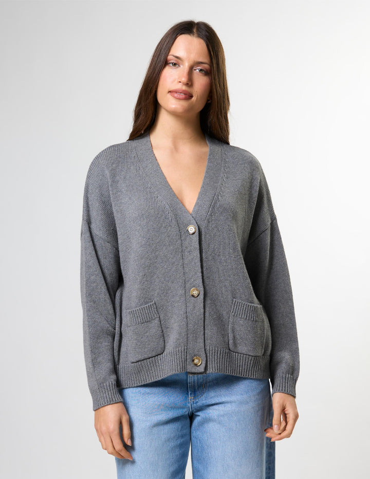 Stella + Gemma - Bentley Cardigan Dark Grey