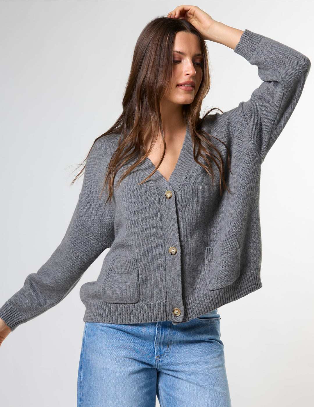 Stella + Gemma - Bentley Cardigan Dark Grey