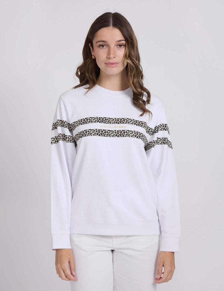 Stella + Gemma - Essential Sweat Icon White