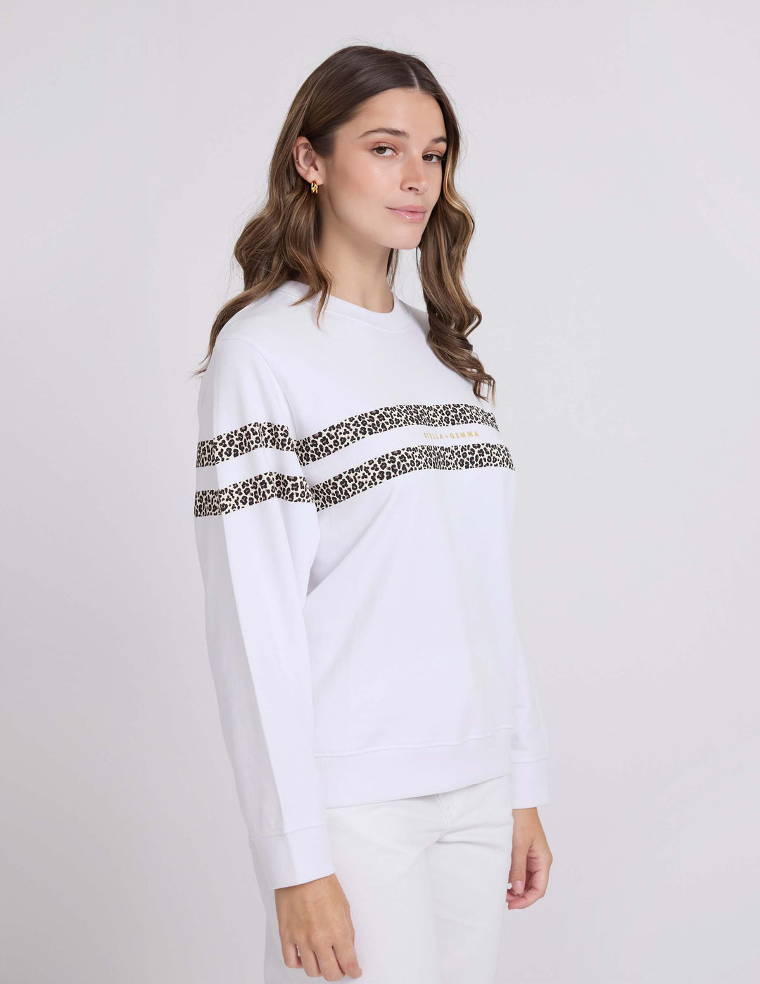 Stella + Gemma - Essential Sweat Icon White