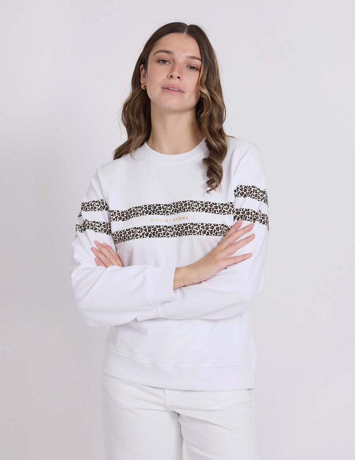 Stella + Gemma - Essential Sweat Icon White