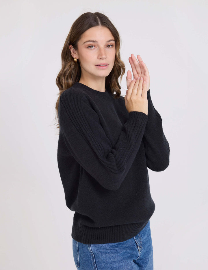 Stella + Gemma - Naomi Knit Anthracite
