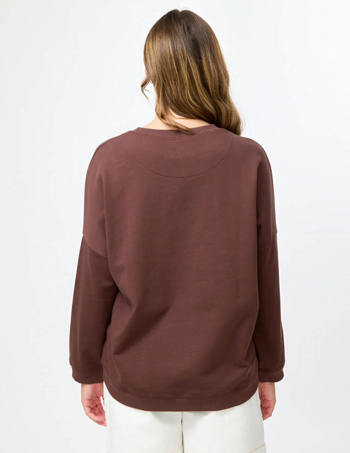 Stella + Gemma -Newport Sweat Chocolate