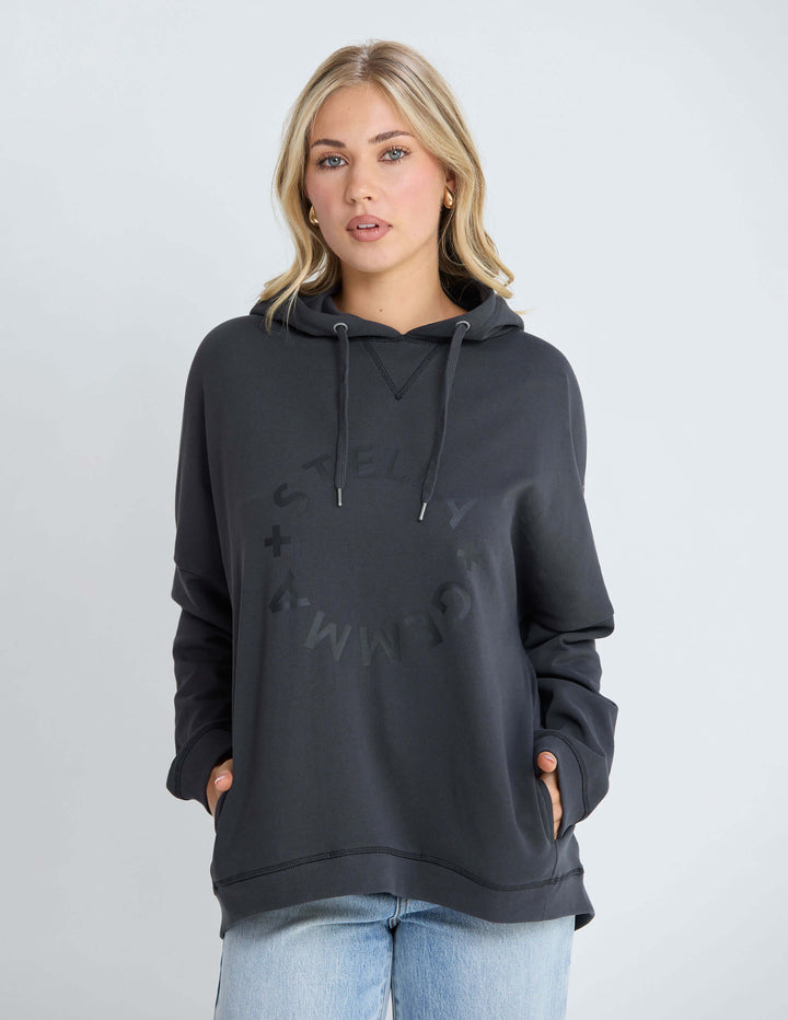 Stella + Gemma - Newport Hoodie Aged Black