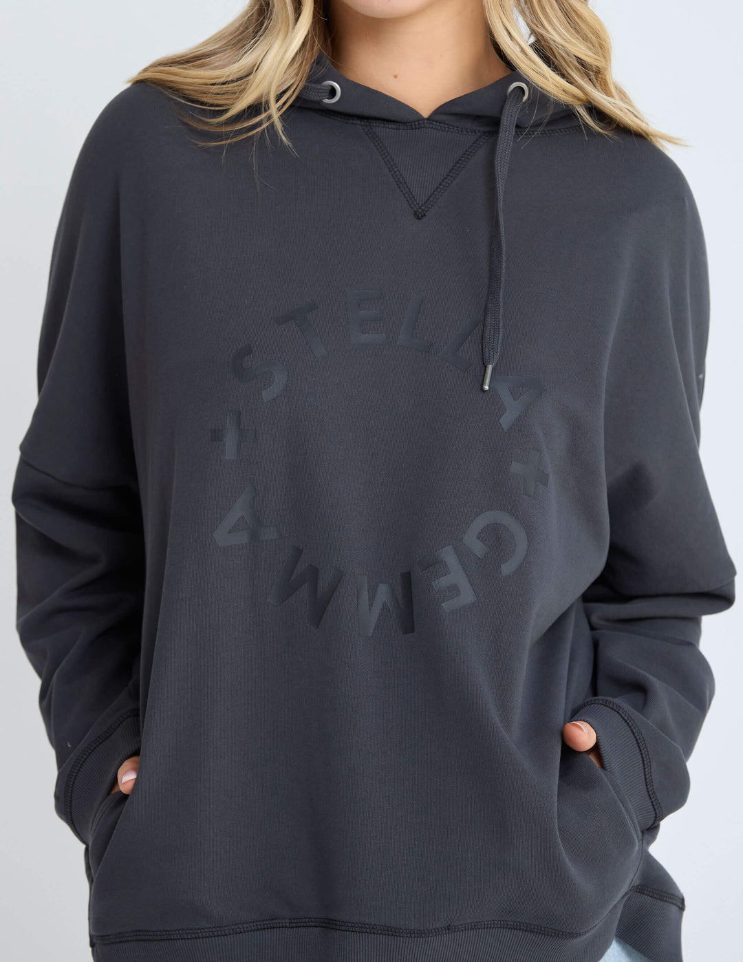Stella + Gemma - Newport Hoodie Aged Black