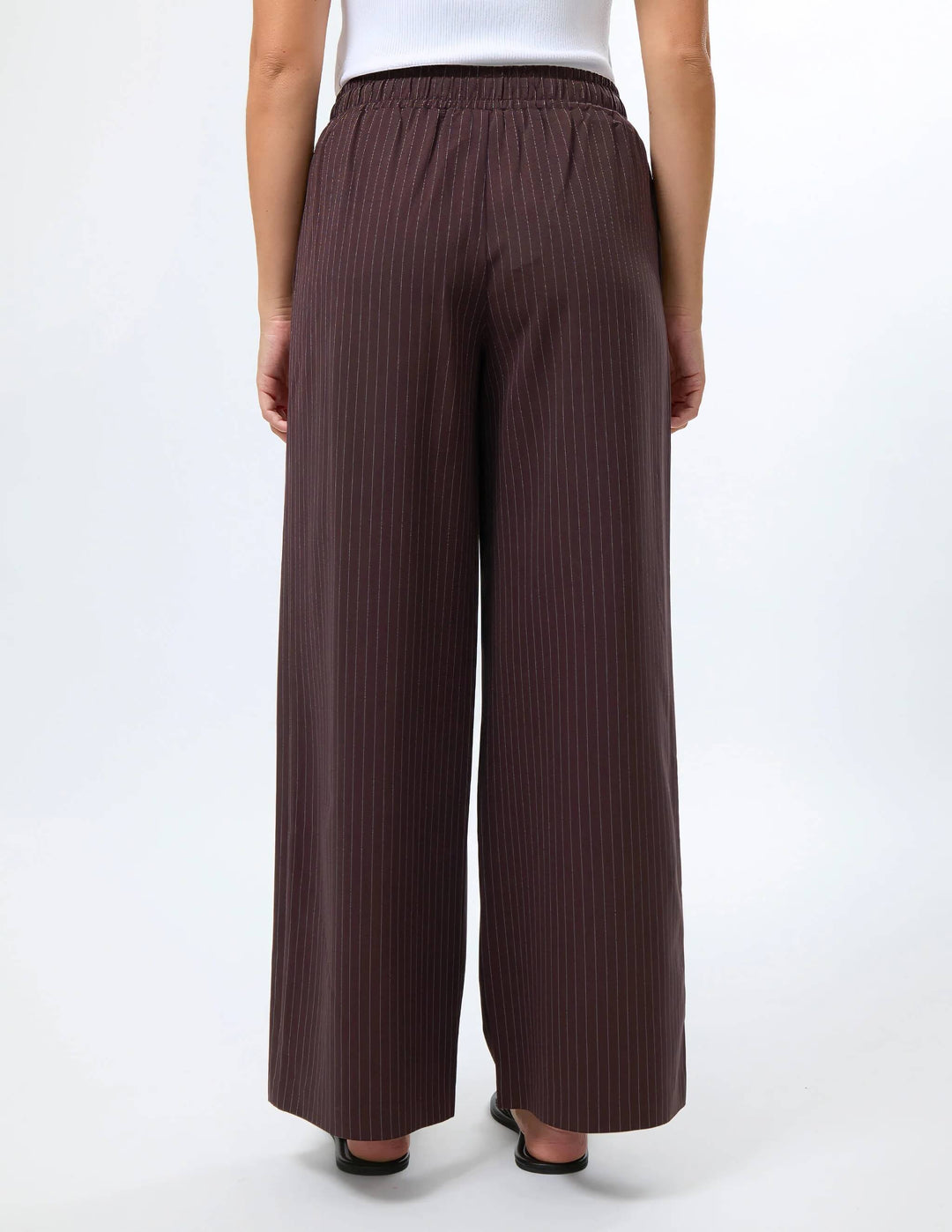 Stella + Gemma - Nora Pant Raisin Pinstripe
