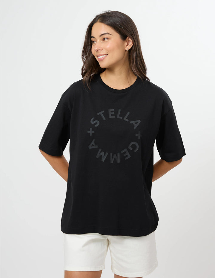 Stella + Gemma - Porter Tee Black