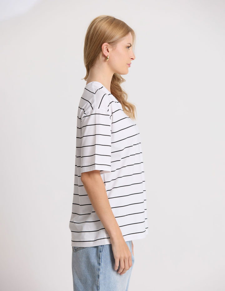 Stella + Gemma - Porter Tee White