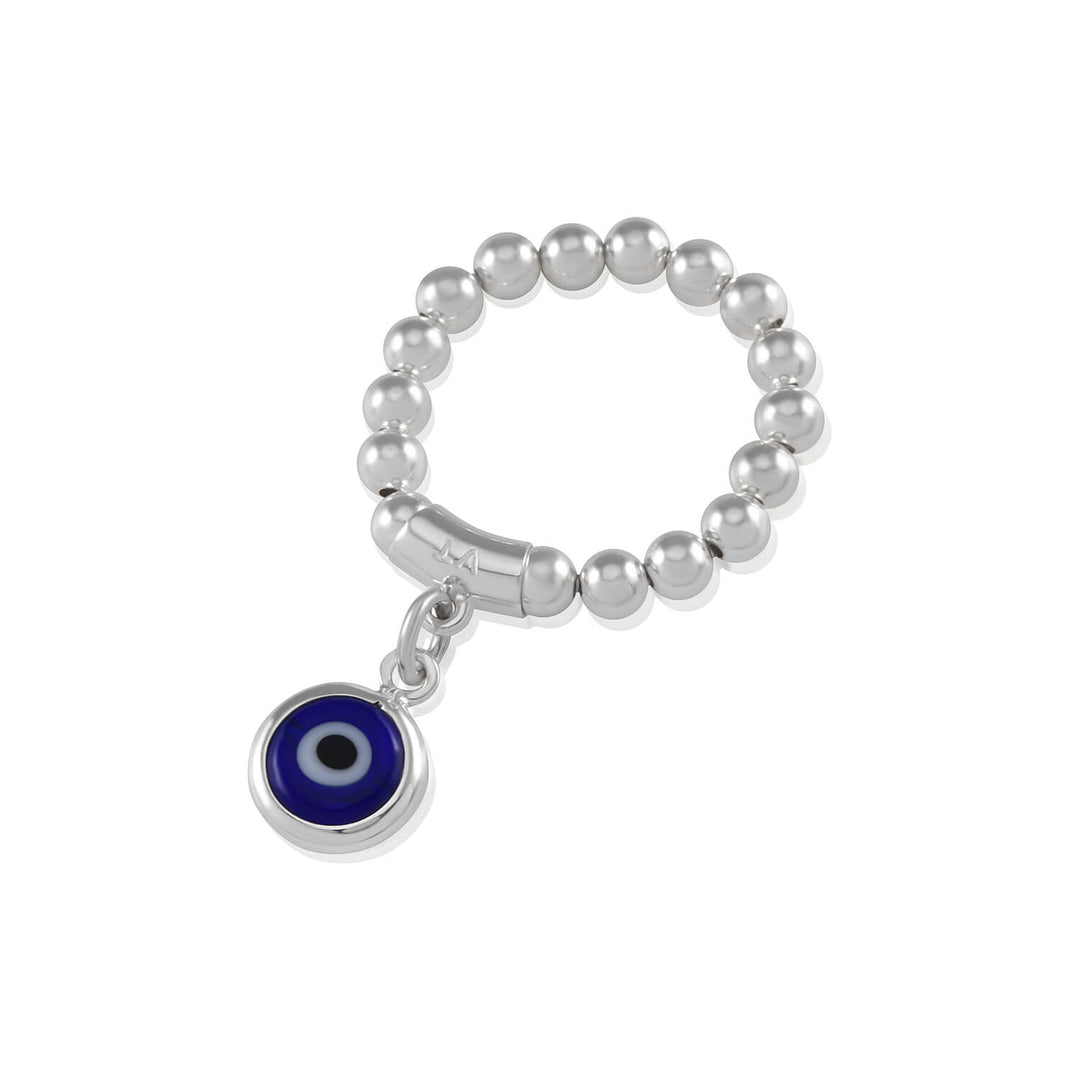 Von Treskow - Stretchy Ring With Evil Eye