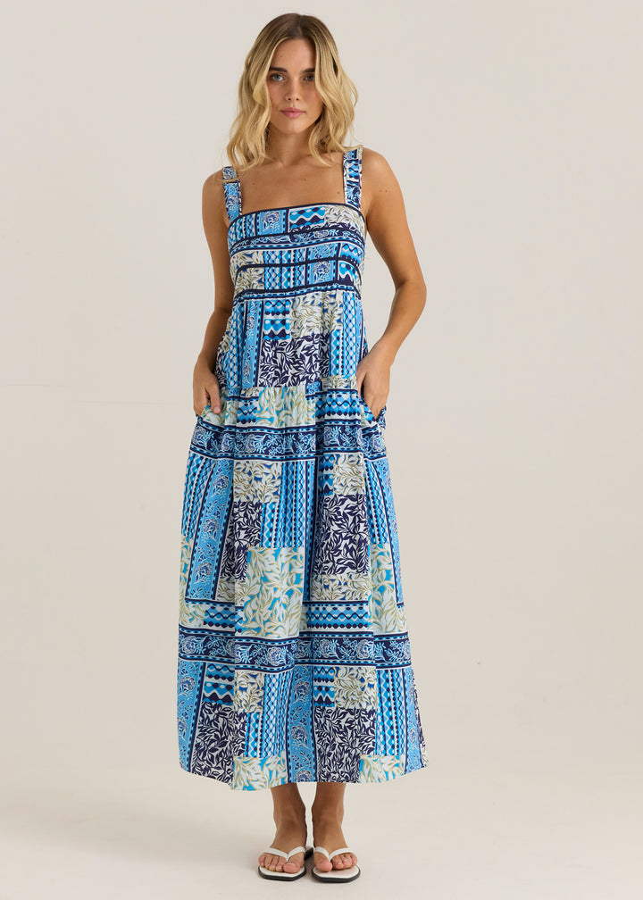 Sass - Isra Midi Dress Sea Meadow