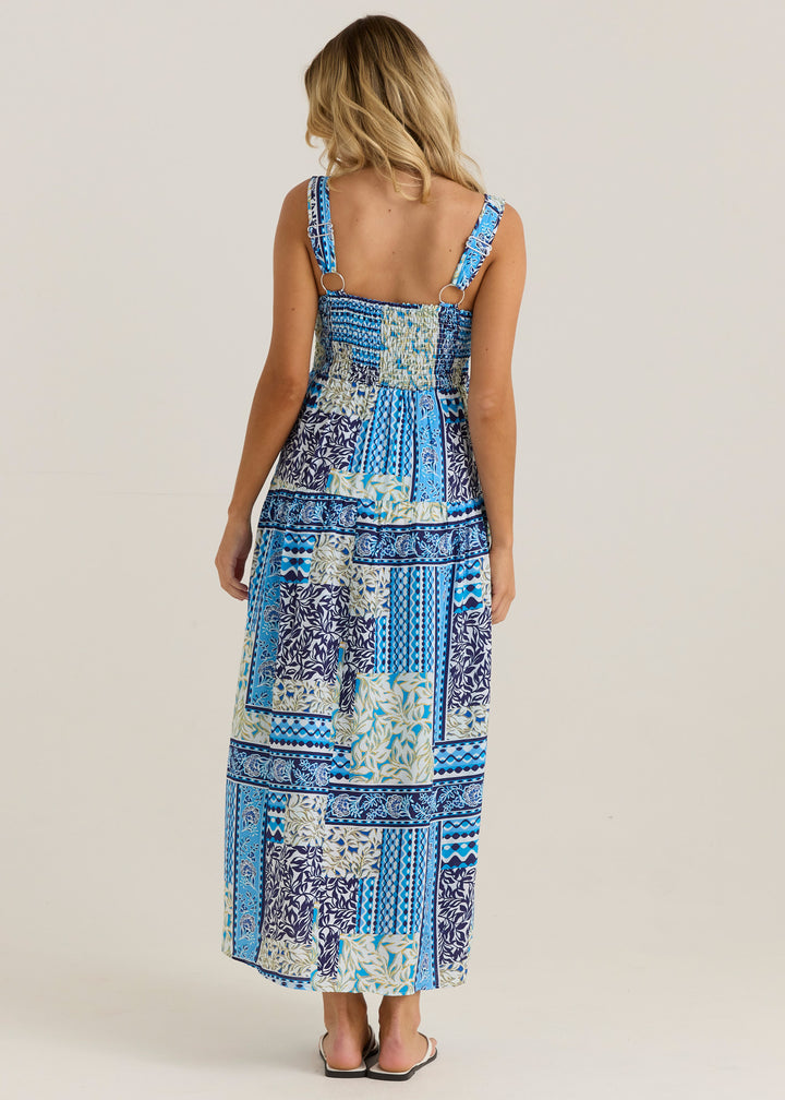 Sass - Isra Midi Dress Sea Meadow