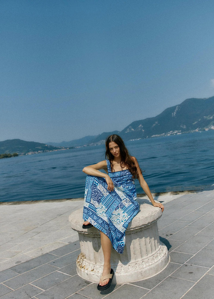Sass - Isra Midi Dress Sea Meadow