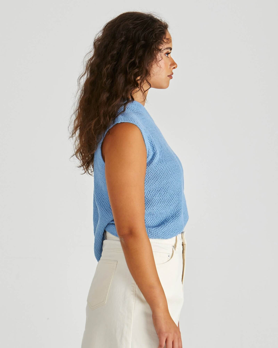 Sass - Jaci Knit Top Blue