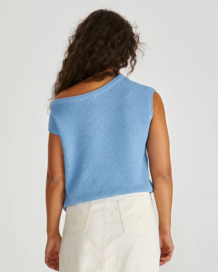 Sass - Jaci Knit Top Blue
