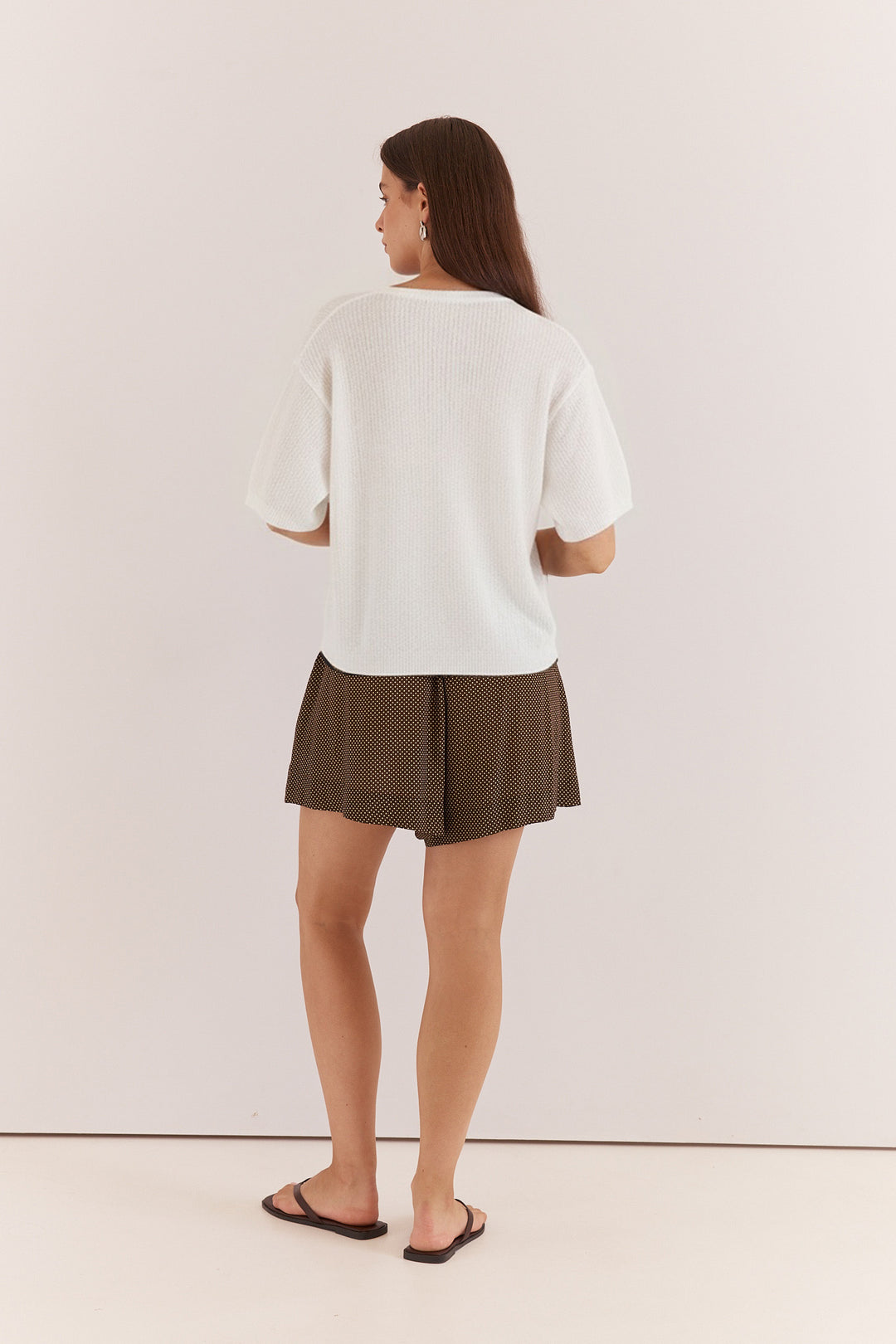 Sass - Noni Knit Tee Off White
