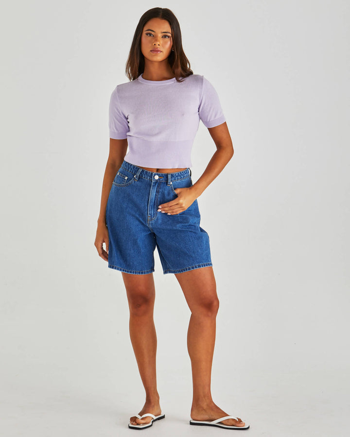 Sass - Sabine Denim Short Mid Blue