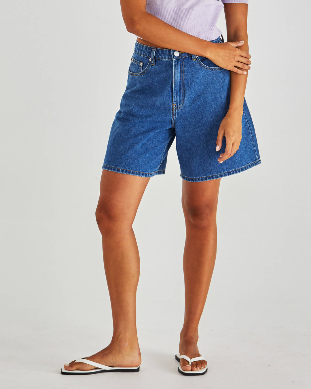 Sass - Sabine Denim Short Mid Blue