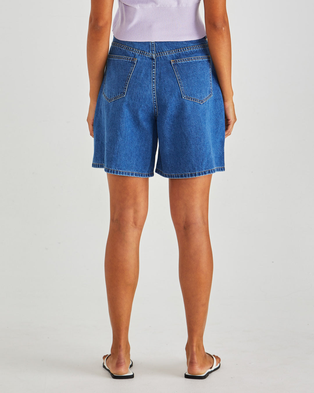 Sass - Sabine Denim Short Mid Blue
