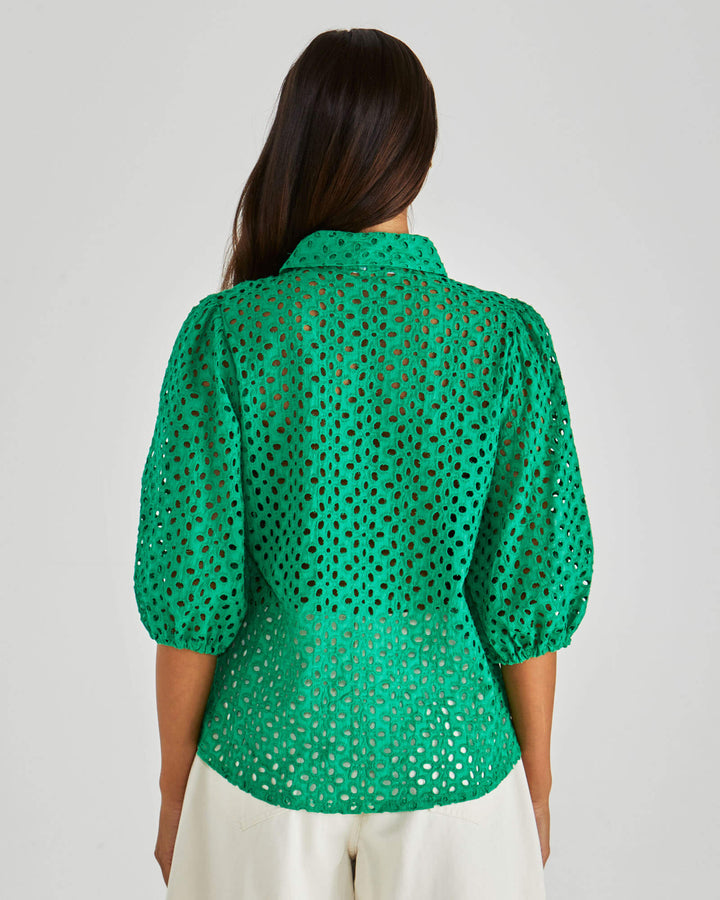 Sass - Steva Shirt Bright Green