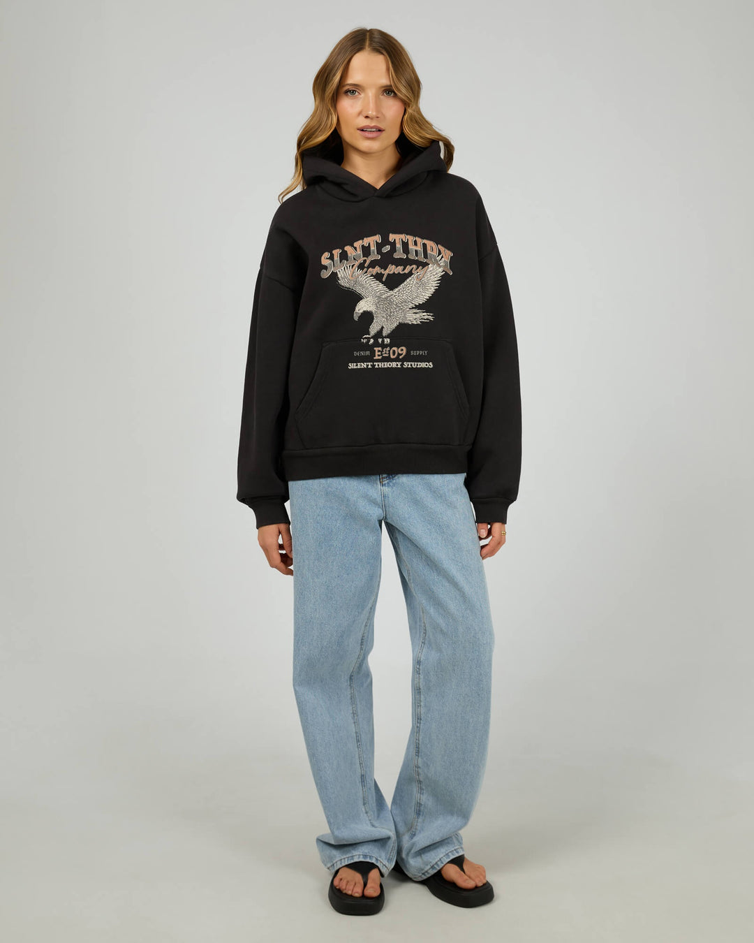 Silent Theory - Ambient Hoodie Washed Black