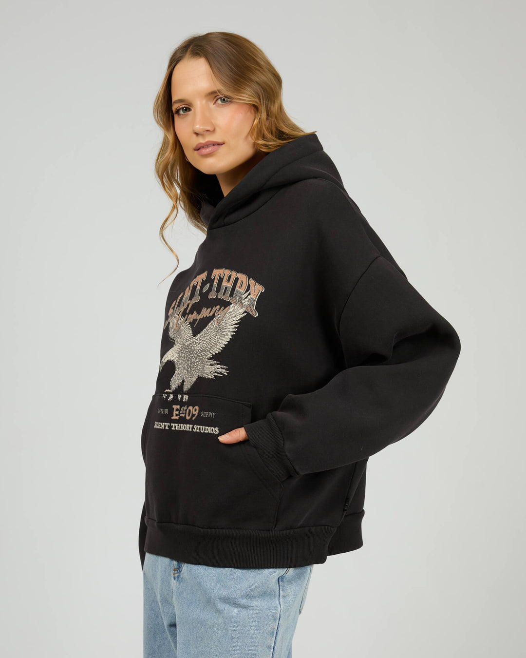 Silent Theory - Ambient Hoodie Washed Black