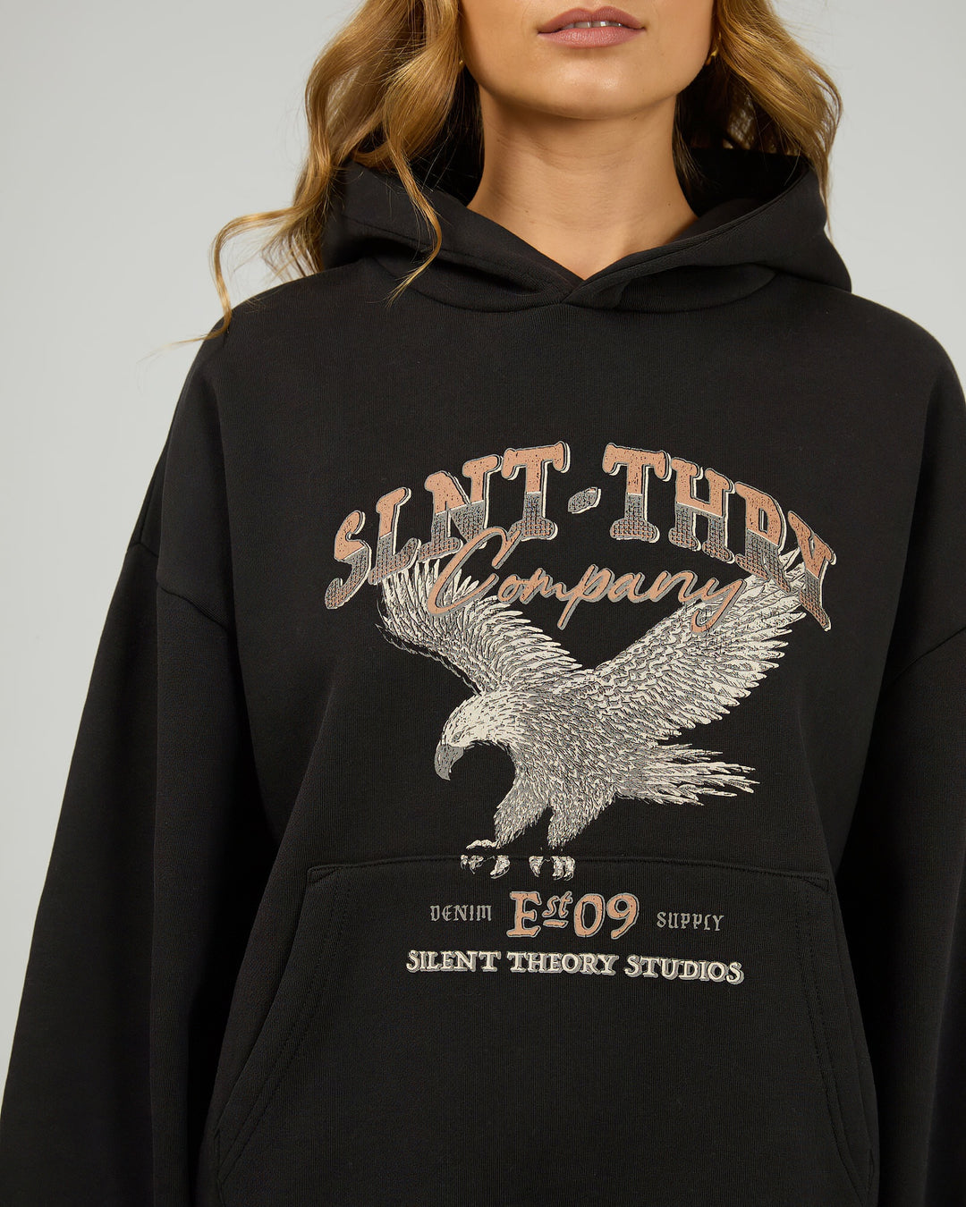 Silent Theory - Ambient Hoodie Washed Black