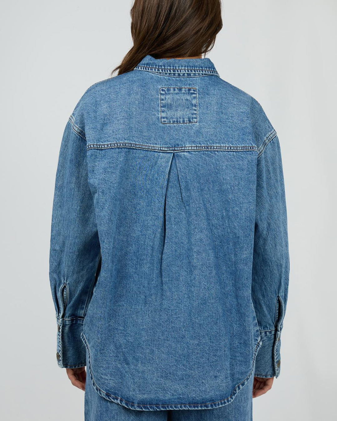 Silent Theory - Aster Denim Shirt Mid Blue