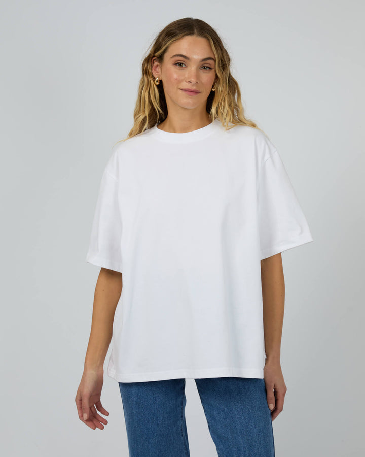 Silent Theory - Core Oversized Tee White